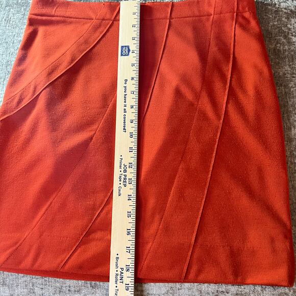 Simply Vera Vera Wang women’s size medium orange fall skirt VTG Y2K - Picture 8 of 8